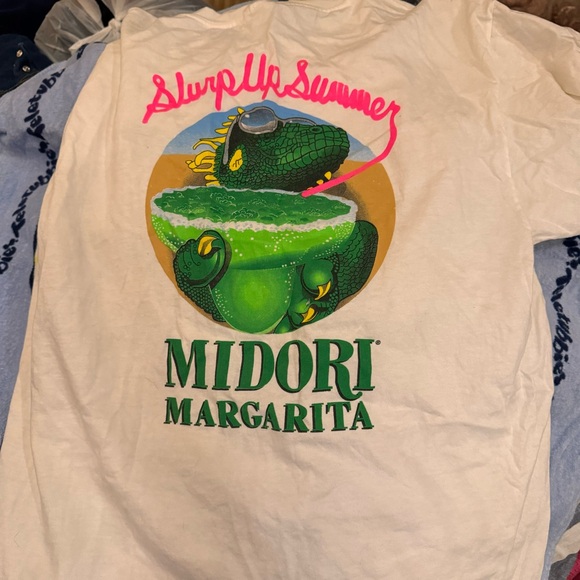 Midori margarita vintage single stitch Hanes heavy weight t shirt large - Picture 7 of 9